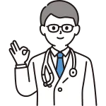 Male Doctor Taking An Ok Pose SVG Icon